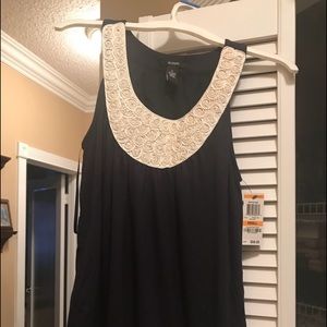 Navy Blue Alfani top